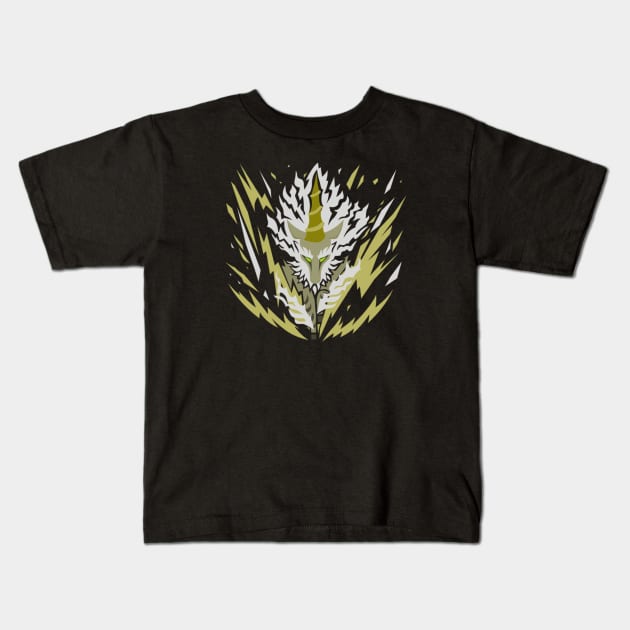 Thunder Emperor Kirin Kids T-Shirt by NeonTrickster